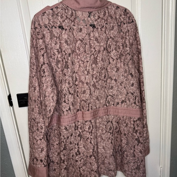 LANE BRYANT Womens Pink Pocketed Button Up Cardigan Plus 18/20.  #120 - Picture 11 of 13